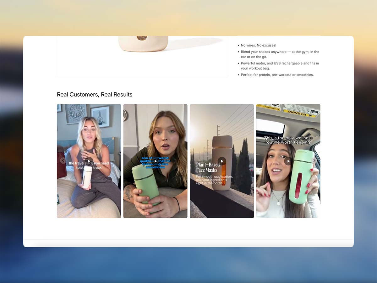 CommerceGurus Shoppable Video preview